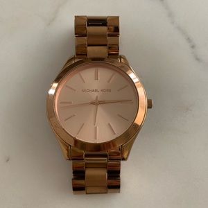 Michael Kors rose gold watch